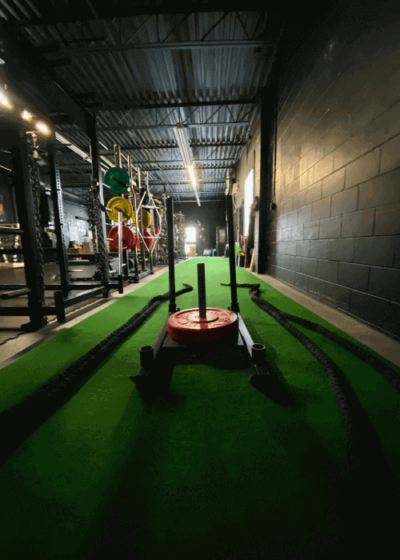 Cornell Performance Academy - Our Facility - Ropes and Sled